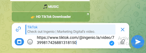 bots de telegram para descargar tiktoks