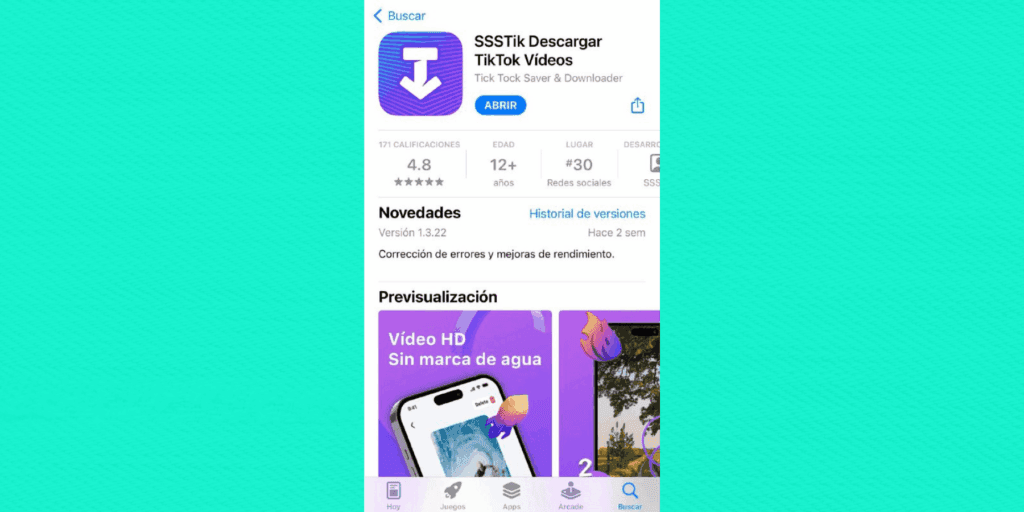 apps para descargar tiktoks sin marca de agua