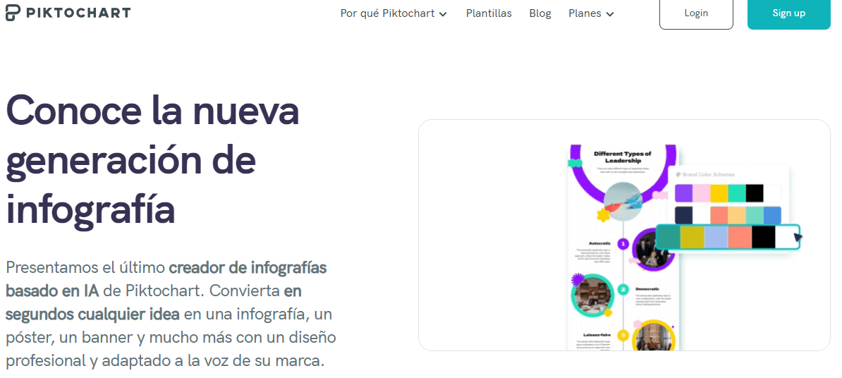 aplicaciones de diseño-piktochart
