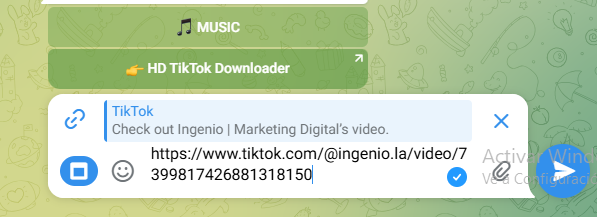 bots de telegram para descargar tiktoks