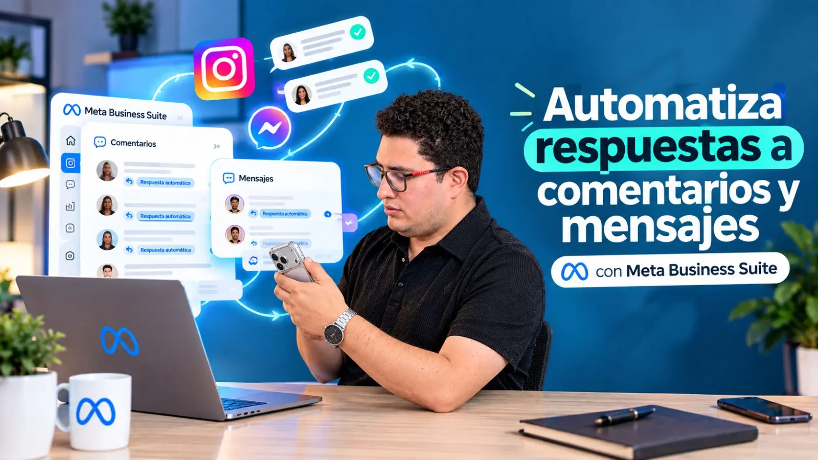 Configura respuesta a comentarios en Instagram desde Business Suite