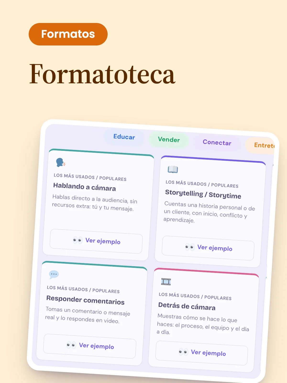 Tarjeta de la Formatoteca de Ingenio